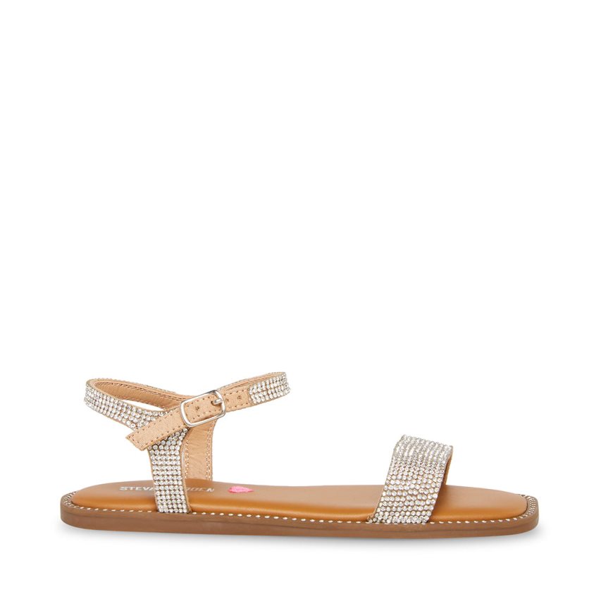 Sandalias Planas Steve Madden Jnishar Niños Plateadas | ES RSS890